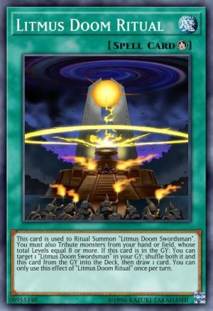 Litmus Doom Ritual - (Battles of Legend Relentless Revenge) - (BLRR-EN014) - (Ultra Rare)