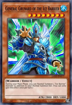 General Grunard of the Ice Barrier - (Structure Freezing Chains) - (SDFC-EN018) - (Common)