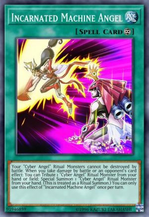 Incarnated Machine Angel - (Legendary Duelists Sisters of the Rose) - (LED4-EN015) - (Rare)