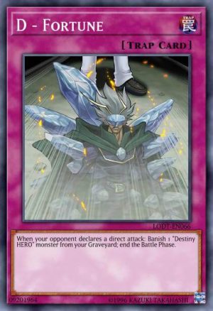 D - Fortune - (LC 2 The Duel Academy Years Mega Pack) - (LCGX-EN154) - (Common)