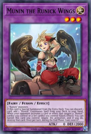 Munin the Runick Wings - (Tactical Masters) - (TAMA-EN038) - (Super Rare)
