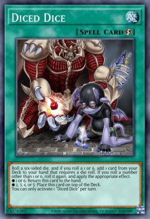 Diced Dice - (2021 Tin of Ancient Battles) - (MP21-EN146) - (Common)