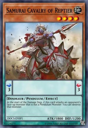 Samurai Cavalry of Reptier - (Dimension of Chaos Sneak Peek Promo) - (DOCS-ENSP1) - (Ultra Rare)
