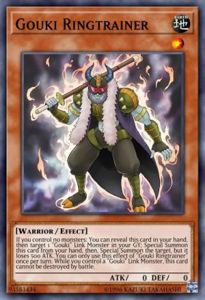 Gouki Ringtrainer - (2019 Gold Sarcophagus Tin Mega Pack) - (MP19-EN076) - (Common)