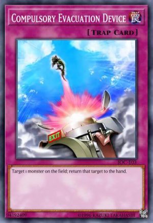 Compulsory Evacuation Device - (Saga of Blue-Eyes White Dragon Structure) - (SDBE-EN038) - (Common)