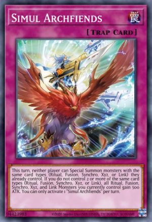 Simul Archfiends - (Darkwing Blast) - (DABL-EN078) - (Super Rare)