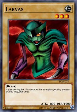 Larvas - (Legend of Blue Eyes White Dragon) - (LOB-073) - (Common)