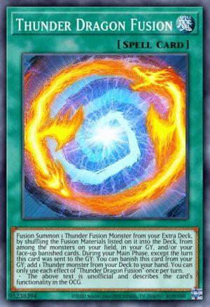 Thunder Dragon Fusion - (Soul Fusion) - (SOFU-EN060) - (Ultra Rare)