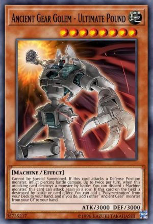 Ancient Gear Golem - Ultimate Pound - (2018 Mega-Tin Mega Pack) - (MP18-EN103) - (Common)