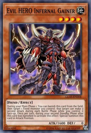 Evil HERO Infernal Gainer - (Legendary Duelists Immortal Destiny) - (LED5-EN018) - (Common)