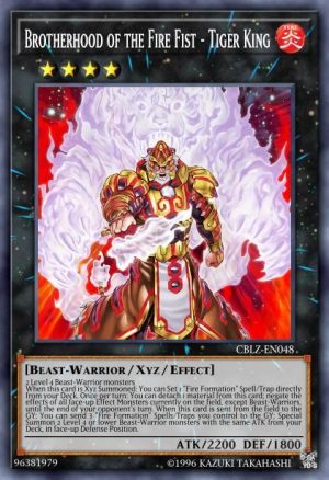 Brotherhood of the Fire Fist - Tiger King - (Fists of the Gadgets) - (FIGA-EN027) - (Super Rare)