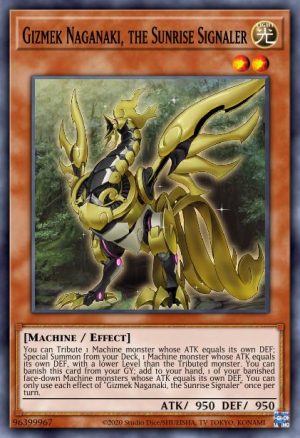 Gizmek Naganaki, the Sunrise Signaler - (Amazing Defenders) - (AMDE-EN037) - (Rare)