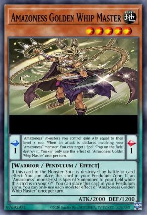 Amazoness Golden Whip Master - (Darkwing Blast) - (DABL-EN093) - (Common)