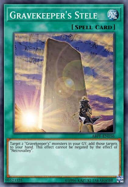 Gravekeeper's Stele - (LC 4 Joey's World Mega Pack) - (LCJW-EN261) - (Ultra Rare)