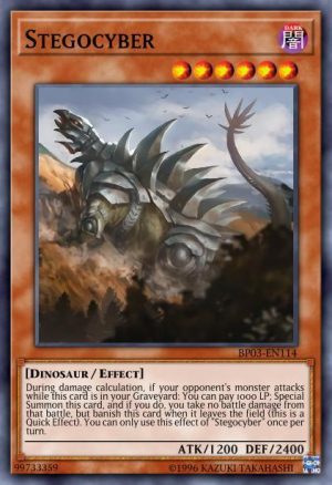 Stegocyber - (Dinosmasher's Fury Structure) - (SR04-EN016) - (Common)
