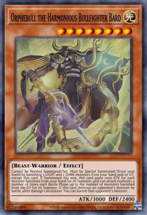 Orphebull the Harmonious Bullfighter Bard - (Photon Hypernova) - (PHHY-EN082) - (Ultra Rare)