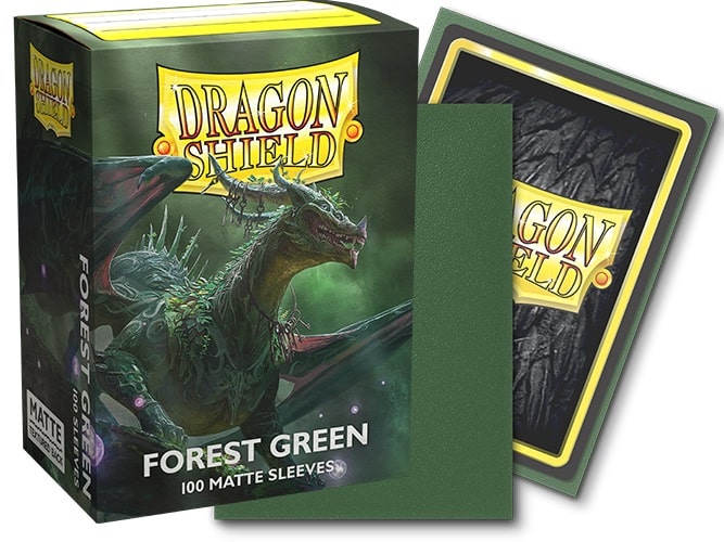 Dragon Shield Standard Sleeves Matte Forest Green 100 Pack