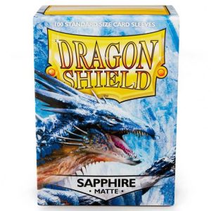 Dragon Shield Standard Sleeves Matte Sapphire 100 Pack