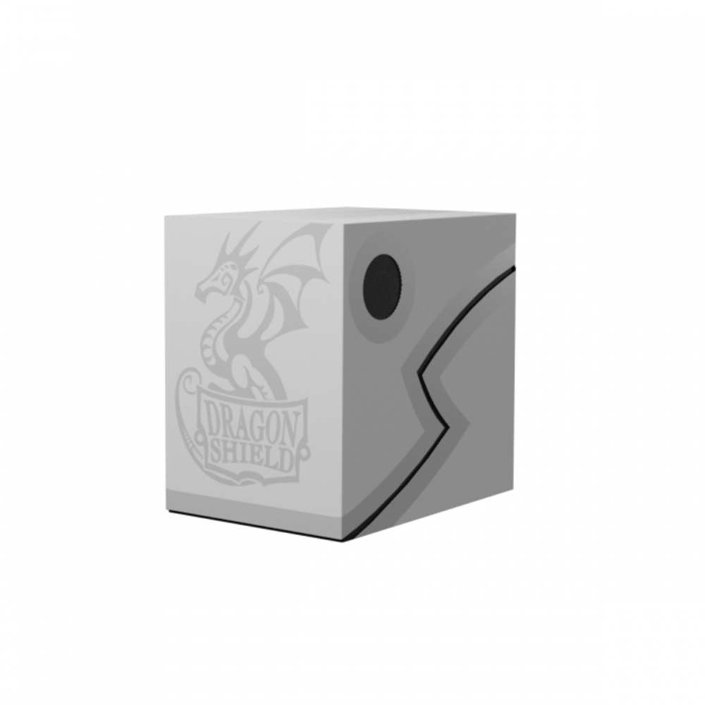 Dragon Shield Double Shell Deck Box - Ashen White