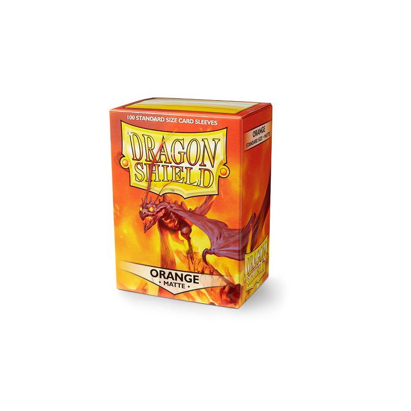 Dragon Shield Standard Sleeves Matte Orange 100 Pack