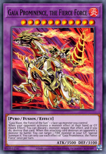 Gaia Prominence, the Fierce Force - (Age of Overlord) - (AGOV-EN033) - (Common)