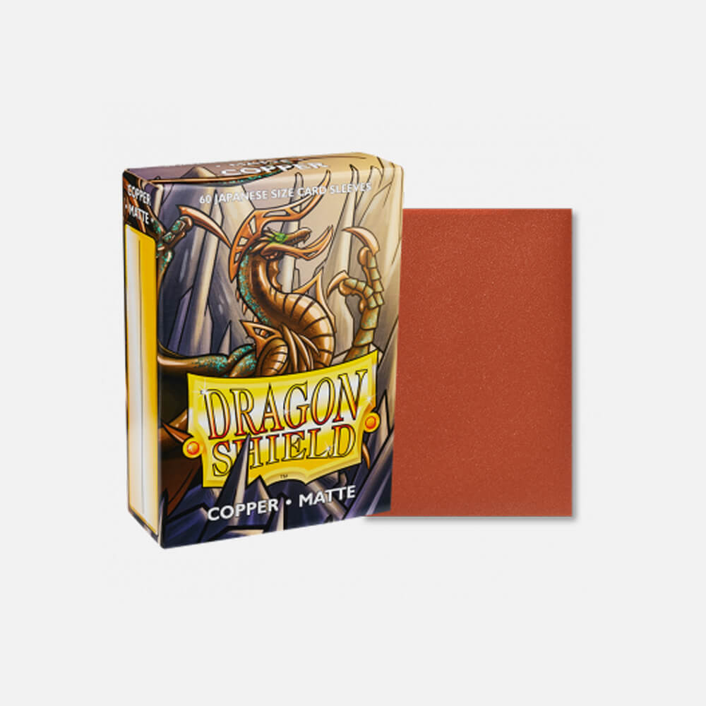 Dragon Shield Japanese Size Matte Sleeves Copper
