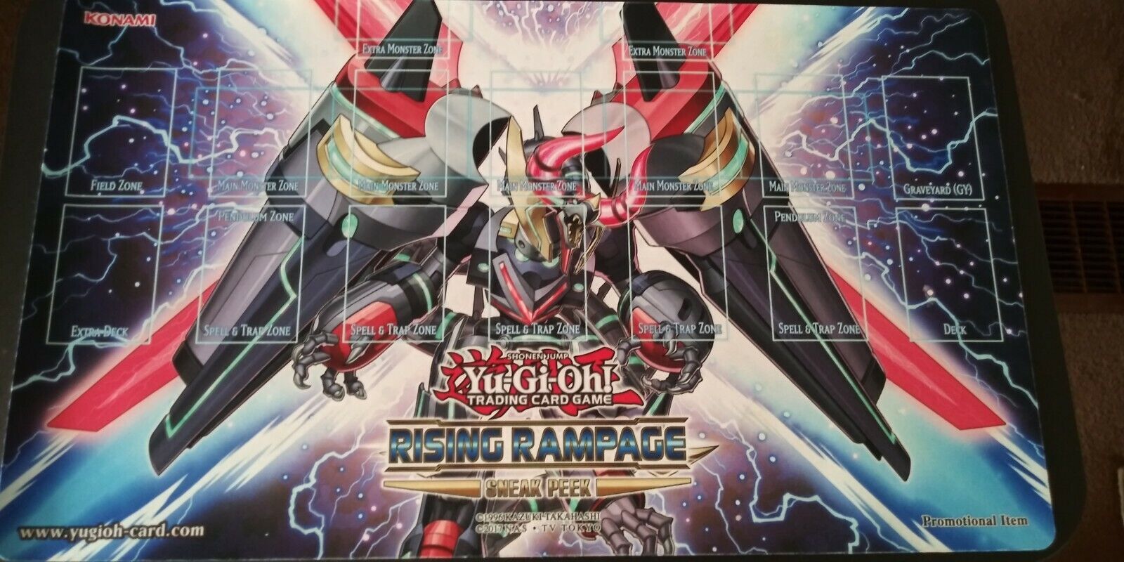 Yu-Gi-Oh! Rising Rampage Sneak Peek Playmat (Used)
