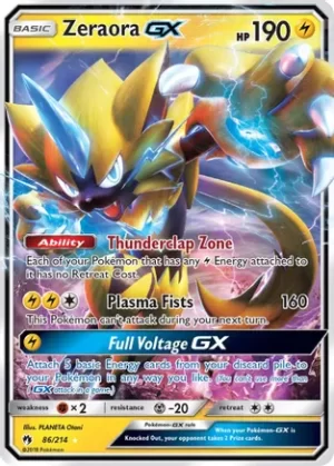 Zeraora GX - SM - Lost Thunder (SM8)