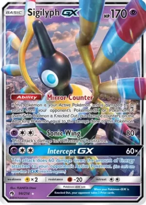 Sigilyph GX - SM - Lost Thunder (SM8)