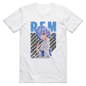 Re Zero: Rem Short Sleeved T-Shirt