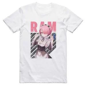 Re Zero: Ram Short Sleeved T-Shirt