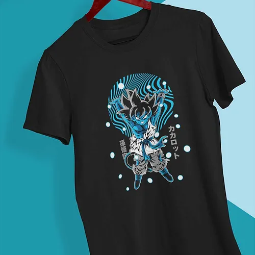 Chibi Goku: Spirit Bomb Up Short Sleeved T-Shirt