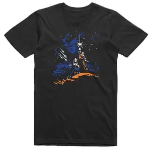 DBZ Goku and Vegeta T-Shirt Black