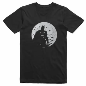 Batman Full Moon T-shirt Black