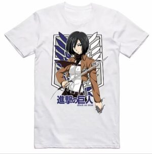 Attack on Titan Mikasa T-Shirt White