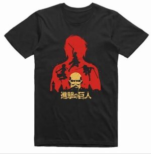 Attack on Titan Wall Maria T-Shirt Black