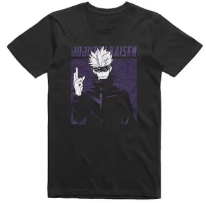 Jujutsu Kaizen Satoru T-Shirt Black