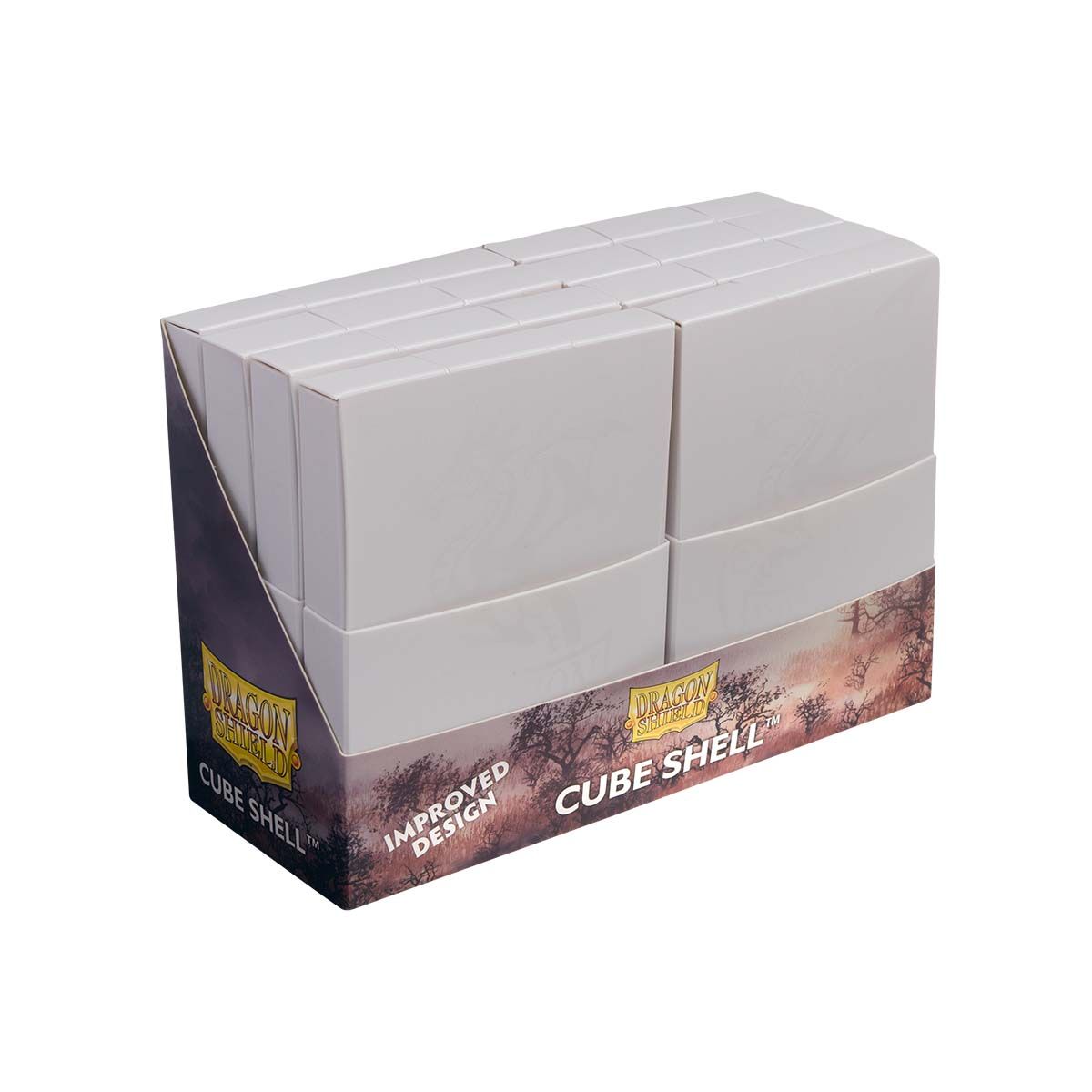 Dragon Shield Cube Shell - Ashen White