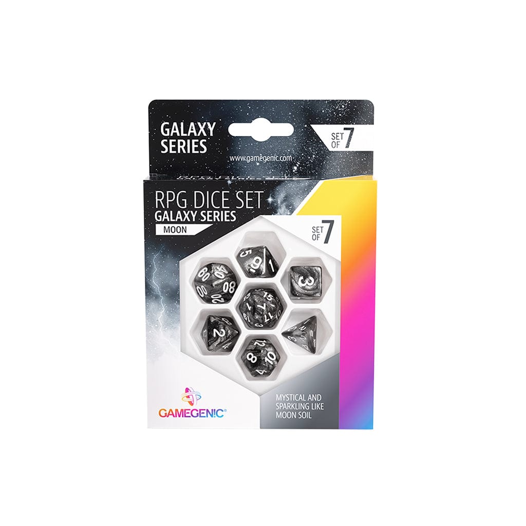 GameGenic - RPG Dice Set - Galaxy Series - Moon