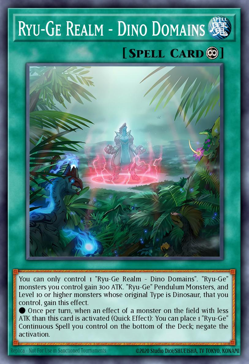 Ryu-Ge Realm - Dino Domains - (Rare)- (Crossover Breakers) - (CRBR-EN037)