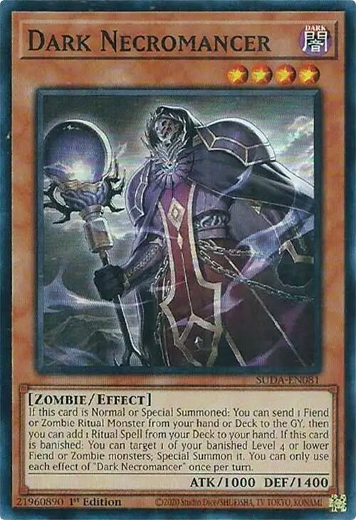 Dark Necromancer - (Supreme Darkness ) - (SUDA-EN081) - (Super Rare)