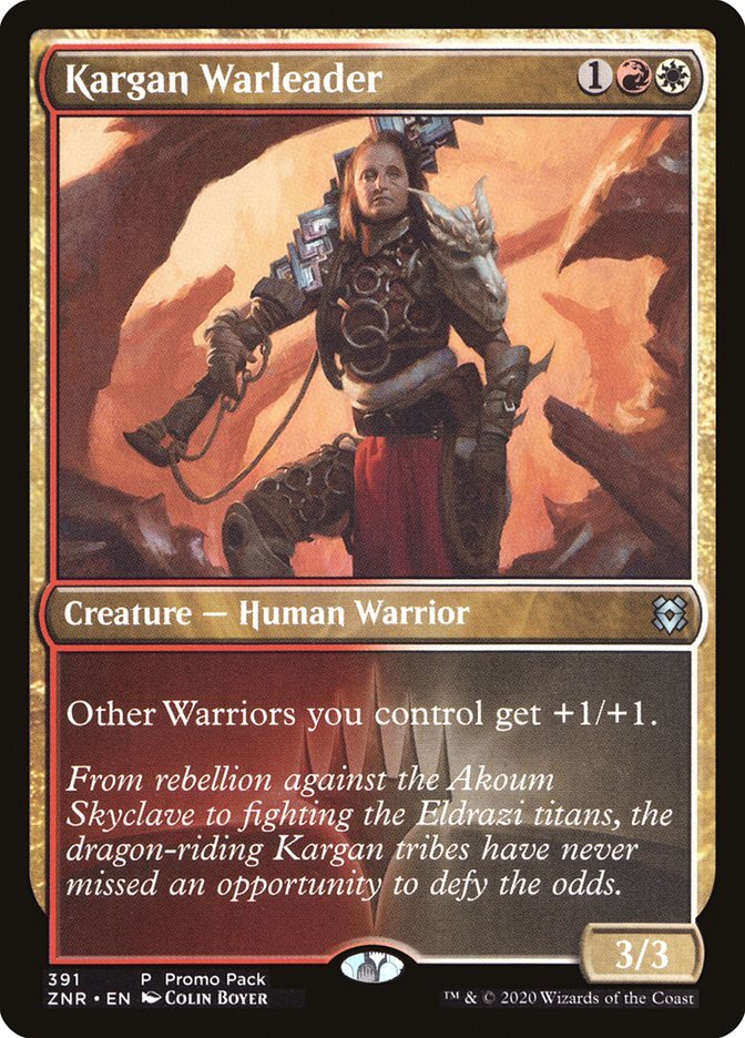 Kargan Warleader - Zendikar Rising-(391)-Foil