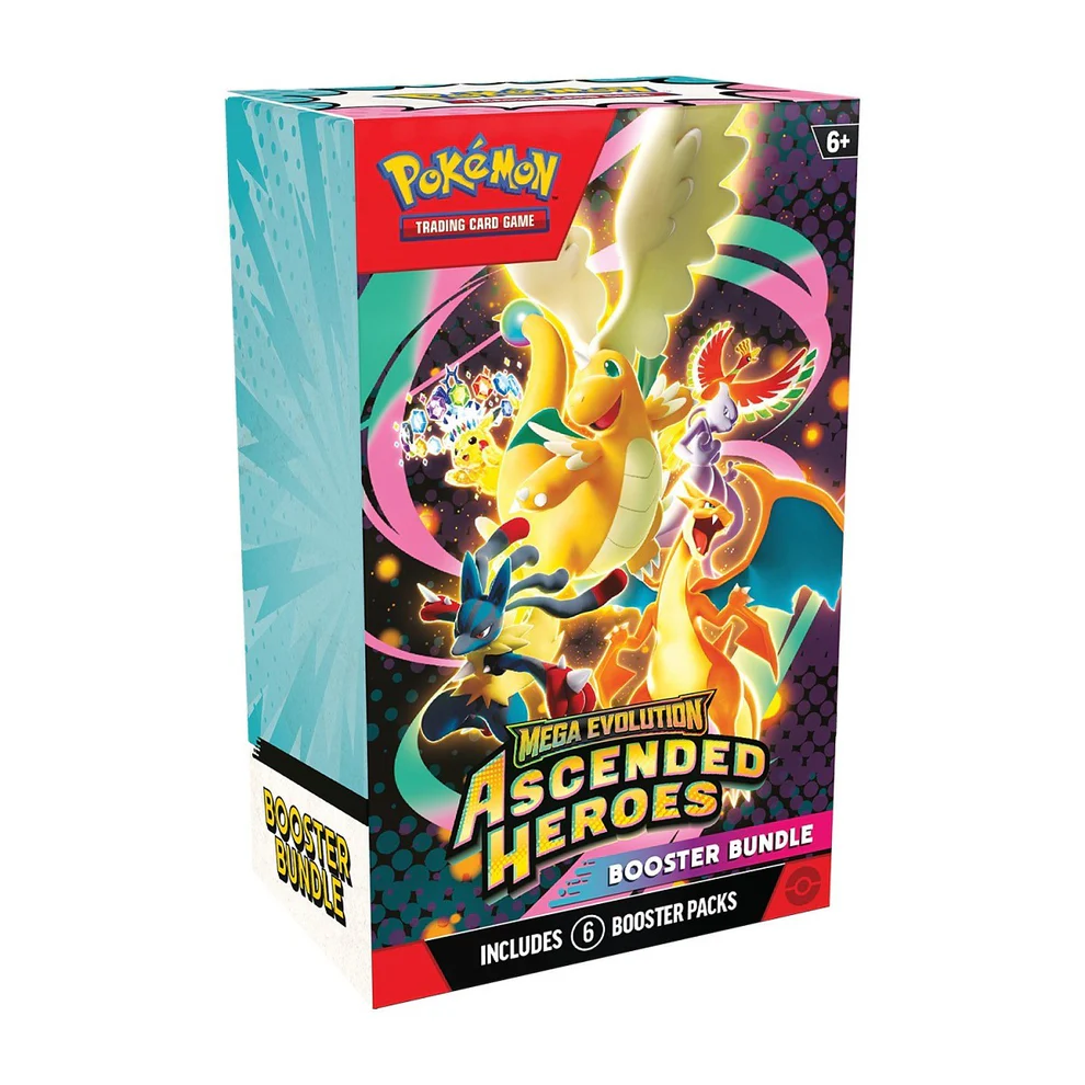 Pokémon TCG: Mega Evolution–Ascended Heroes Booster Bundle(Preorder)
